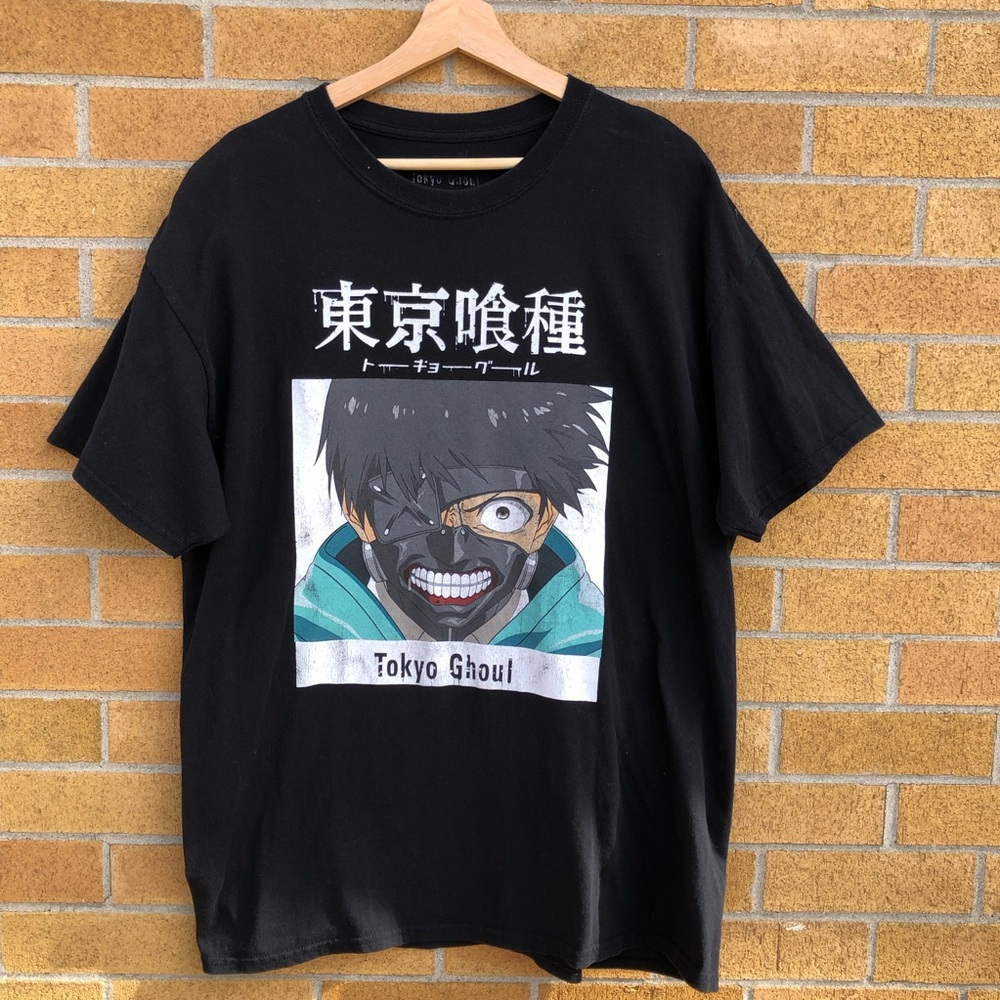 Tokyo Ghoul t-shirt Anime Graphic tee size XL black Ken Kaneki unisex x-large✨